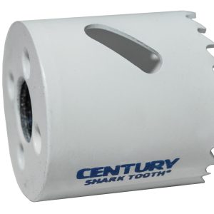 Century Dril Hole Saw, Shark Tooth ®, For Cutting Multiple Materials, Two 2-3/8 Inch Diameter Saws, 1-1/2 Inch Cutting Depth, Without Arbor – 05038