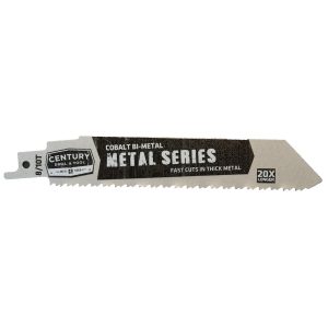 Century Dril Saw Blade, Metal Series, Reciprocating Saw, 6 Inch Length, Cobalt Bi-Metal, 48/80 Teeth, 8/10 Teeth Per Inch, Single – 07690
