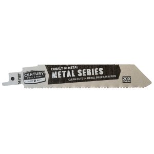 Century Dril Saw Blade, Metal Series, Reciprocating Saw, 6 Inch Length, Cobalt Bi-Metal, 84/108 Teeth, 14/18 Teeth Per Inch, Single – 07698