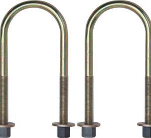 Currie Leaf Spring Axle U Bolt, 7.625 Inch Inside Length, 3 Inch Inside Width, 1/2 Inch Thread Size – CE-9019S