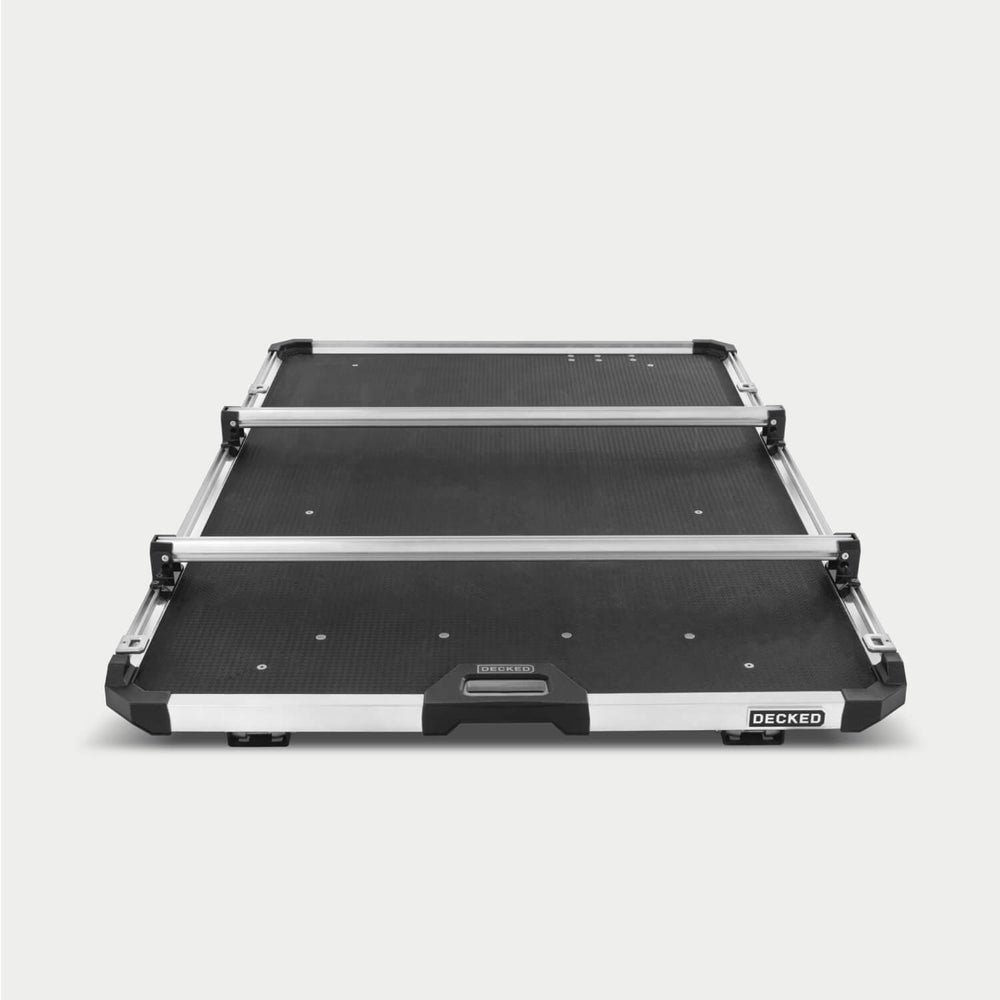 Cargoglide Bed Slide Cross Bar, For Use with 48 Inch Width Cargoglide Models with Upward-Facing T-Slots, 48 Inch Length, Silver – C0054-2BAR48-ALM