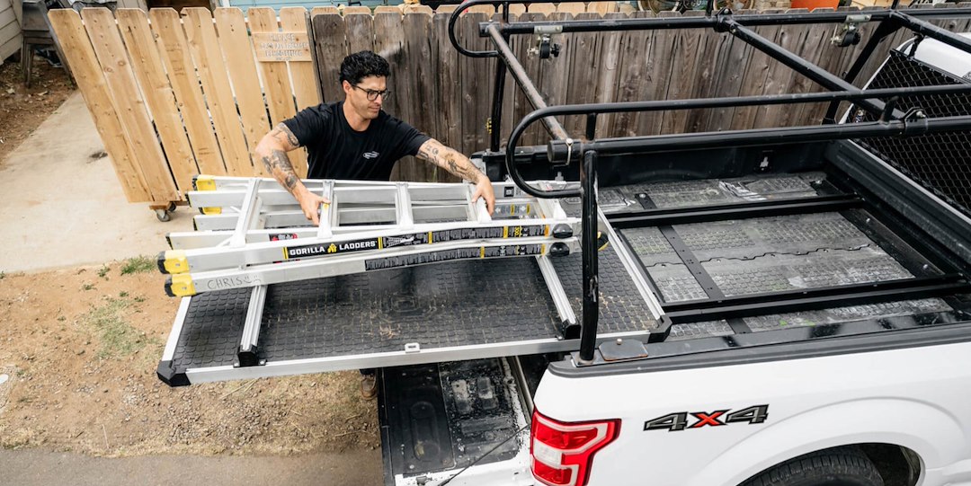 Cargoglide Bed Slide Cross Bar, For Use with 48 Inch Width Cargoglide Models with Upward-Facing T-Slots, 48 Inch Length, Silver – C0054-2BAR48-ALM