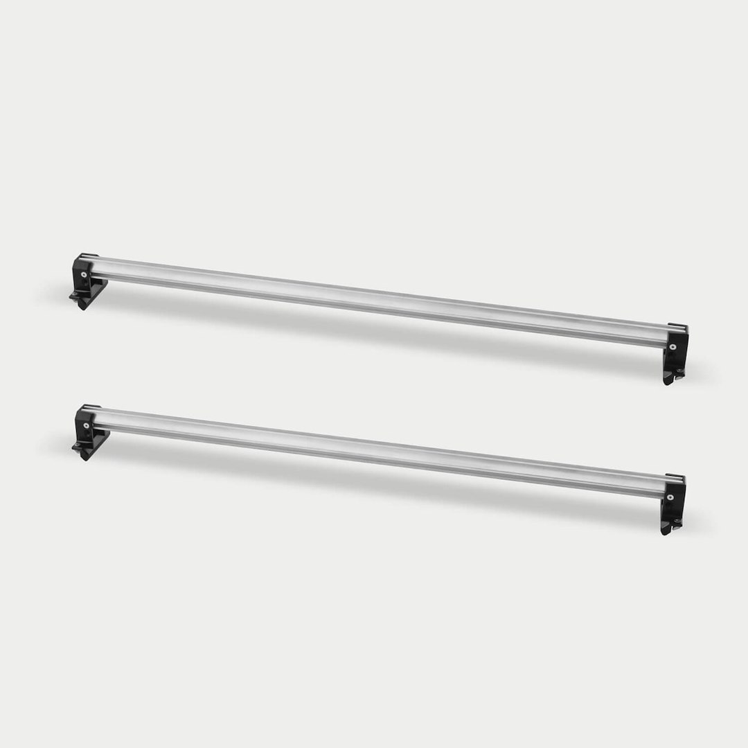 Cargoglide Bed Slide Cross Bar, For Use with 48 Inch Width Cargoglide Models with Upward-Facing T-Slots, 48 Inch Length, Silver – C0054-2BAR48-ALM