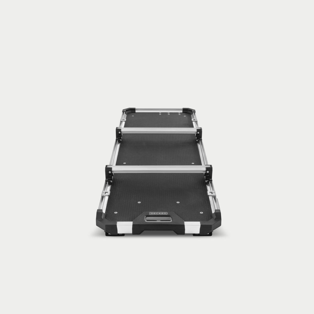 Cargoglide Bed Slide Cross Bar, For Use with 24 Inch Width Cargoglide Models with Upward-Facing T-Slots, 24 Inch Length, Silver – C0057-2BAR24-ALM