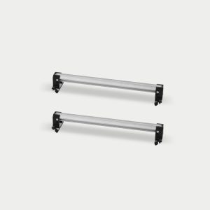 Cargoglide Bed Slide Cross Bar, For Use with 24 Inch Width Cargoglide Models with Upward-Facing T-Slots, 24 Inch Length, Silver – C0057-2BAR24-ALM