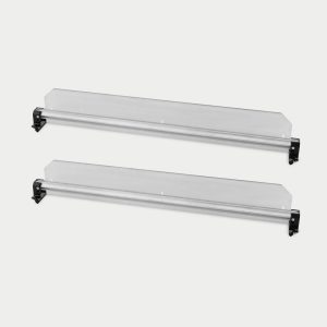 Cargoglide Bed Slide Cross Bar, For Use with 46 Inch Width Cargoglide Models with Upward-Facing T-Slots, 46 Inch Length, Silver – C0065-2DIV46-ALM