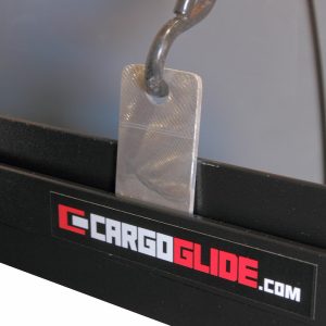 Cargoglide Tie Down Anchor, Cg Series, Outside Track Cargo Tie Down for Cargo Glide Bed Slide, Natural, Bare, Steel, Set of 4 – CGCLTD-4