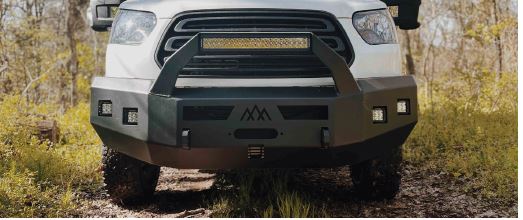 Chandler Equ Bumper, Nomad, One Piece Design, With Mounting Hardware, With Grille Guard, With Internal Winch Mount – BWFT6F-103XXLLB