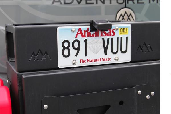 Chandler Equ License Plate Relocation Kit, Relocates to Cabinet Box, Without Light – BW8190-7300