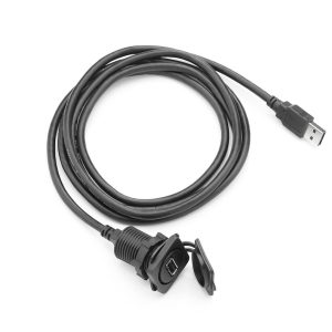 Clarion USB Outlet, Single USB Port for Panel-Mounting, USB 2.0 & 3.0. Charges Only If Power Is Supplied from Unit It Is Plugged Into. – CMC-USB1X-PNL
