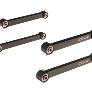 Carli Suspen Control Arm, Boxed, Non-Adjustable, Black, Steel, With Spherical Bushings/ Grease Fittings, Set of 4 – CS-CA-MS-03