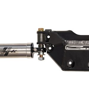 Carli Suspen Steering Stabilizer, Low Mount, Single, Stainless Steel, With Brackets/ Differential Guard/ Installation Hardware – CS-FLMSS-23