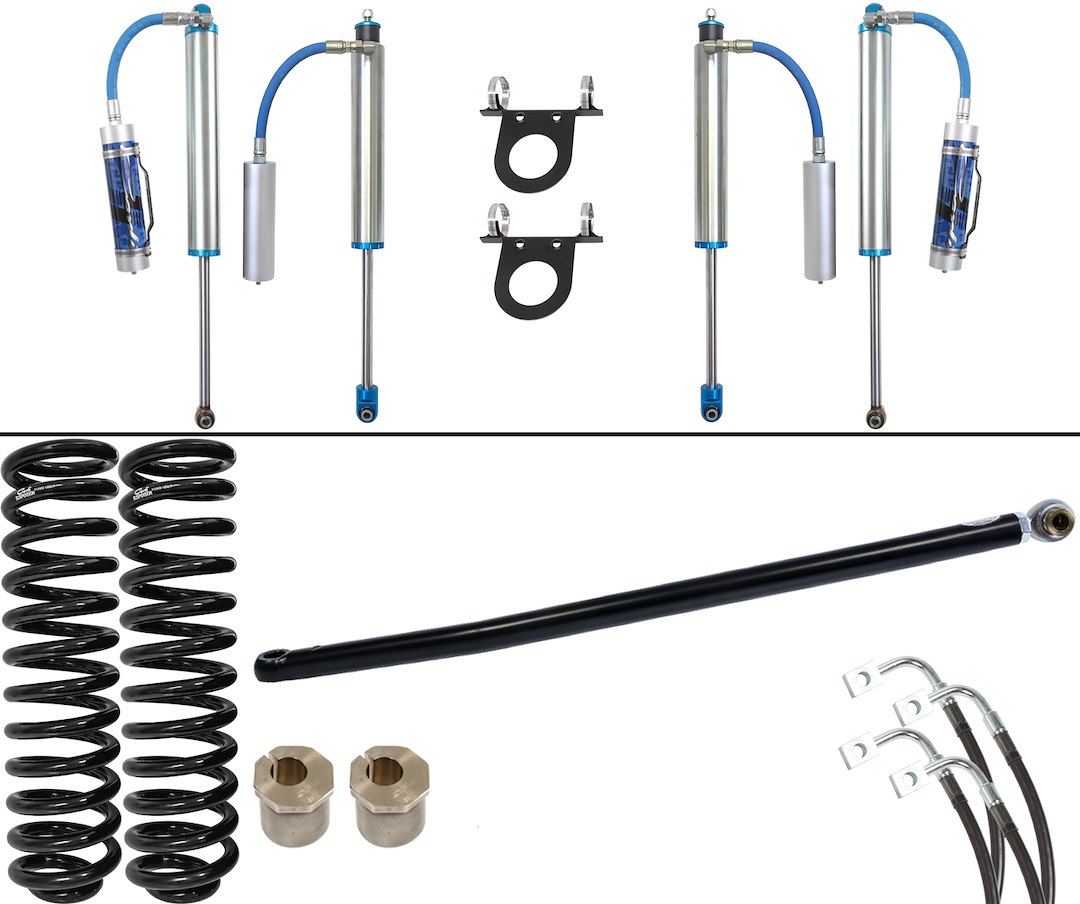 Carli Suspen Leveling Kit Suspension, Pintop, 2-1/2 to 3-1/2 Inch Lift, Coil Spring – CS-FLVL-PT25-11