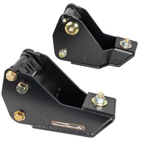 Carli Suspen Radius Arm Bracket, For Use with 5-1/2 Inch Lift, Black, Set of 2 – CS-FRAD-2325
