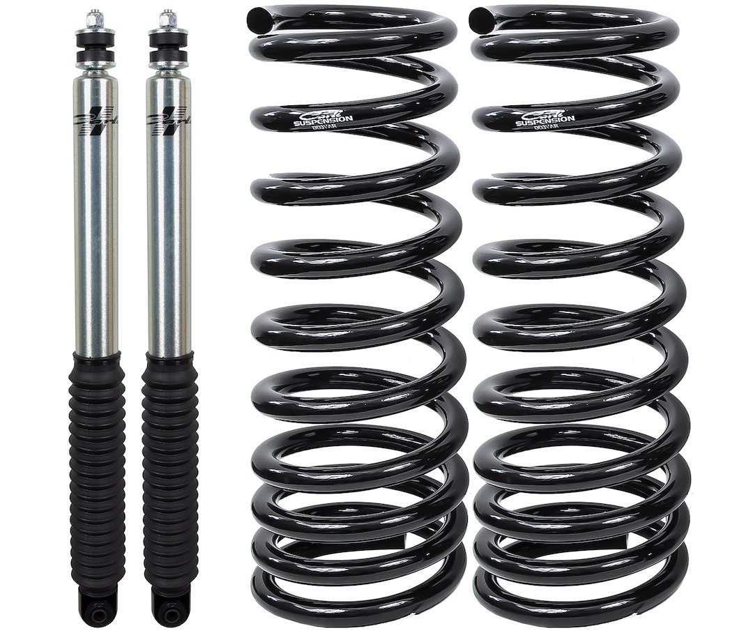Carli Suspen Leveling Kit Suspension, 3 Inch Lift, Coil Spring, With Front Coil Springs/ Front Shock Absorbers/ Installation Hardware – CS-DLEVEL-03-H