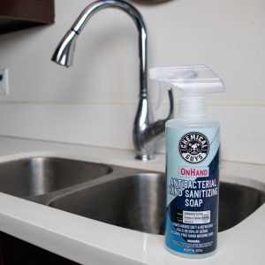 Chemical Guy Hand Sanitizer, Onhand, Liquid, Alcohol Free Foaming, Without Fragrance, 16 Ounce Spray Bottle, Single – HYG10116