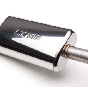 Cobb Tuning Exhaust System Kit, Cat-Back System, Stainless Steel, With Muffler, 3 Inch Pipe Diameter, Single Exhaust with Dual Exit – 5F2100