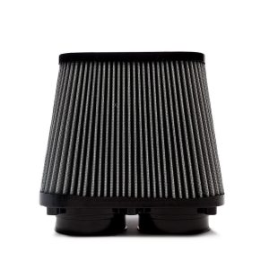 Cobb Tuning Cold Air Intake, Wrinkle Black Powder Coated Mandrel Bent Tube, High Flow Dual Inlet Tapered Oval Filter, With Air Box – 7F1100