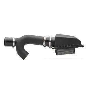 Cobb Tuning Cold Air Intake, Wrinkle Black Powder Coated Mandrel Bent Tube, High Flow Dual Inlet Tapered Oval Filter – 7F2125
