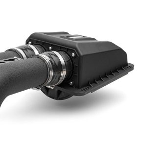 Cobb Tuning Cold Air Intake, Wrinkle Black Powder Coated Aluminum Mandrel Bent Tube, High Flow Dual Inlet Tapered Oval Filter, With Air Box – 7F2150
