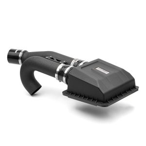 Cobb Tuning Cold Air Intake, Wrinkle Black Powder Coated Aluminum Mandrel Bent Tube, High Flow Dual Inlet Tapered Oval Filter, With Air Box – 7F2150