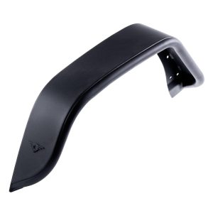 Combat Offrd Fender Flare, Full Assault, Flat Style, 7 Inch Tire Coverage, Black, Aluminum, Set of 2 – 25-1079