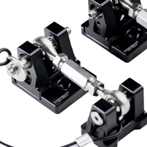 Combat Offrd Hood Latch, Off-The-Turnbuckle, Lockable, Polished, Silver, Billet Aluminum, Set of 2 – 99-1090