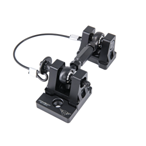Combat Offrd Hood Latch, Off-The-Turnbuckle Black Out Series, Lockable, Pvd Coated, Billet Aluminum, Set of 2 – 99-1091