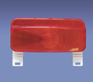 Creative Pro Tail Light Assembly, Command ®, Incandescent, Red Lens, White Housing, Single, 12 Volt – CMD-003-81L