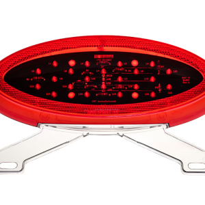 Creative Pro Trailer Light, Command ®, Stop/ Turn/ Tail Light, LED Bulb, Elliptical Shape, Red, 9-3/4 Inch X 4-1/4 Inch X 1.1 Inch – CMD-003-85L