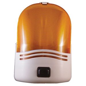 Creative Pro Porch Light, Command ®, Incandescent Bulb, 6.7 Inch Length X 4.7 Inch Width X 2 Inch Height, Amber Lens, Single, Base – CMD-007-30SAP