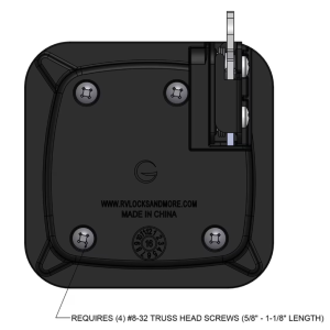 Creative Pro Access Door Latch, Global Link, Baggage Door, Locking Rotary Latch for G391 Master Cylinder, Paddle Handle, With Key – BLL-60301-2006-1PK