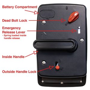 Creative Pro Entry Door Handle, Mrl Ultra Pro Es, Paddle Style Handle for Motorcoach Entry Door – MRLBT-42560-2006-1PK