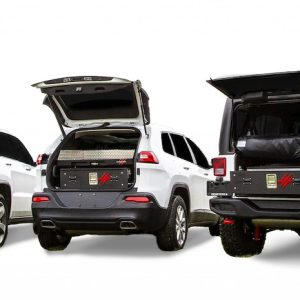 Cargo Ease Cargo Organizer, Standard Single, Cargo Area, Adjustable Compartments, With Removeable Dividers, Black – CL2933-D9-1