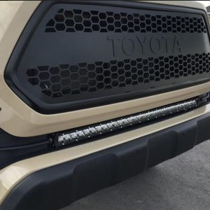 Cali Raised Light Bar Mounting Kit, For Cali Raised 32 Inch Slim Light Bars, Flush Mount, Mounts to Lower Bumper, Mounts One Light Bar – CR2356