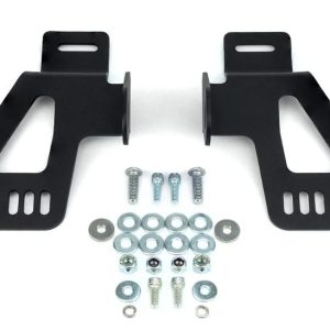 Cali Raised Light Bar Mounting Kit, For Cali Raised 32 Inch Light Bars, Mounts to Upper Grille, Mounts One Light Bar, Powder Coated, Black – CR2358