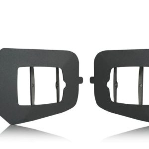 Cali Raised Driving/ Fog Light Mounting Bracket, Fog Light Replacement Brackets, Powder Coated, Mounts Two Lights, Black, Set of 2 – CR2359