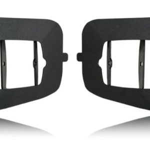 Cali Raised Driving/ Fog Light Mounting Bracket, Fog Light Replacement Brackets, Powder Coated, Mounts Two Lights, Black, Set of 2 – CR2359