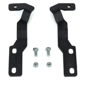 Cali Raised Driving/ Fog Light Mounting Bracket, Ditch Mounts, Powder Coated, Mounts Two Lights, Black, Set of 2, With Mounting Hardware – CR2360