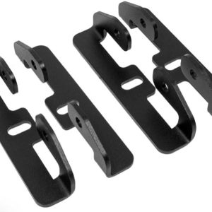 Cali Raised Driving/ Fog Light Mounting Bracket, Fog Light Replacement Brackets, Powder Coated, Mounts Two Lights, Black, Set of 2 – CR2361