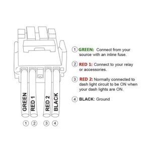 Cali Raised Multi Purpose Switch, On-Off, LED Light Bar Logo, 12 Volt, Rocker, Rectangular, Blue Illumination, Black Housing – CR2385