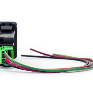 Cali Raised Multi Purpose Switch, 12 Volt, Rocker, Rectangular, Blue Illumination, Black Housing, With Zombie Lights Logo – CR2398