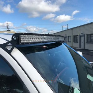 Cali Raised Light Bar, LED, 52 Inch Length, 100 5D Optic Osram 5 Watt LED, 500 Watt, Combo Beam, 50000 Lumens, Clear Polycarbonate Lens – CR2464