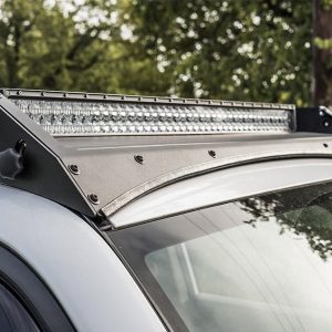 Cali Raised Roof Rack, Premium, Powder Coated, Black, Steel and Aluminum Side Panels, Without Rear Light Cutouts – CR2829