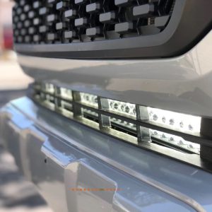 Cali Raised Light Bar, LED, 32 Inch Length, 60 White 5D Optic Osram 5 Watt LED, 300 Watt, Spot Beam, 30000 Lumens, Clear Polycarbonate Lens – CR2845