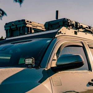 Cali Raised Roof Rack, Premium, Powder Coated, Black, Steel and Aluminum Side Panels – CR2877