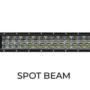 Cali Raised Light Bar, LED, 22 Inch Length, 40 White 5D Optic Osram 5 Watt LED, 200 Watt, Combo Beam, 20000 Lumens, Clear Polycarbonate Lens – CR2922