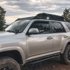 Cali Raised Roof Rack, Premium, Powder Coated, Black, Aluminum Side Panels/ Adjustable Steel Feet, Single – CR2945