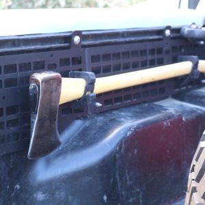 Cali Raised Molle Cargo Panel, Used to Store Molle Bags/ Recovery Gear/ Tools/ High Lift Jacks/ Axes/ Shovels, Cargo Mount – CR3118
