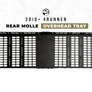 Cali Raised Molle Cargo Panel, Use to Store Molle Bags/ Trail Gear/ Tools/ Small Axes/ Shovels, Overhead Mount – CR3589